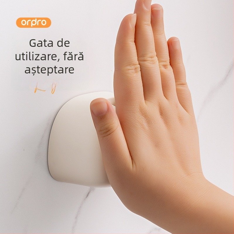 Clip cu ventuză pentru mop – montaj fără găuri, suport de baie pentru mătură și mop