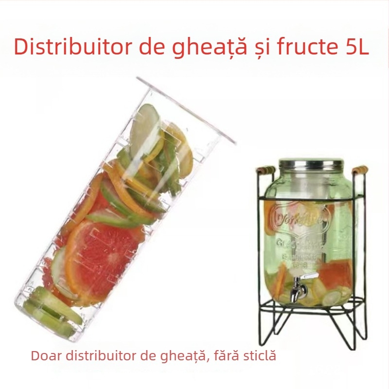 Baril din sticlă pentru băuturi: infuzii, cocktailuri, ceai și sucuri