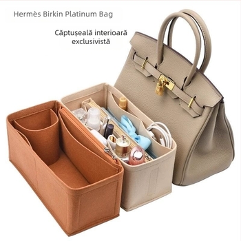 Organizator interior ultra ușor pentru geanta Hermès Birkin Platinum, model 253035
