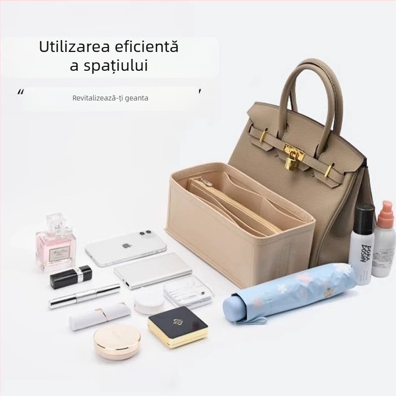 Organizator interior ultra ușor pentru geanta Hermès Birkin Platinum, model 253035