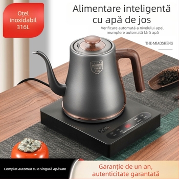 Ceainic electric inteligent, complet automat, cu masă de ceai integrată – sistem all-in-one pentru acasă