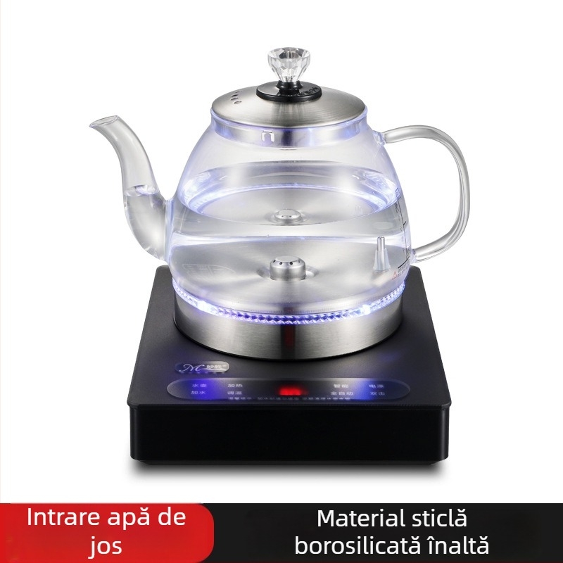 Ceainic electric inteligent, complet automat, cu masă de ceai integrată – sistem all-in-one pentru acasă