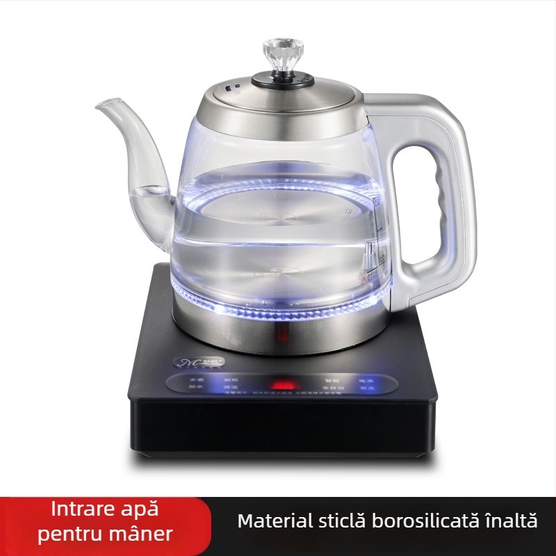 Ceainic electric inteligent, complet automat, cu masă de ceai integrată – sistem all-in-one pentru acasă