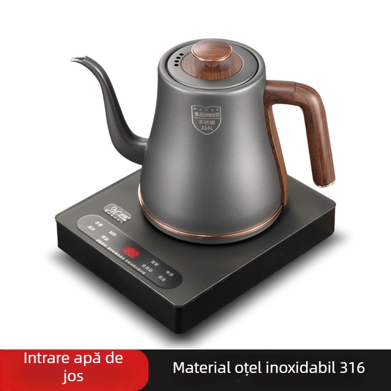 Ceainic electric inteligent, complet automat, cu masă de ceai integrată – sistem all-in-one pentru acasă