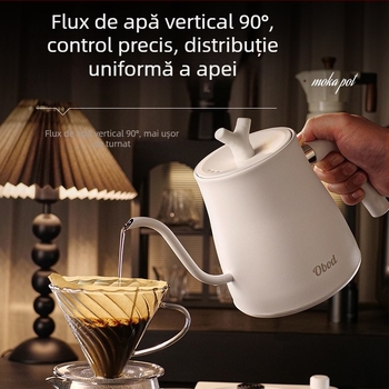 Ceainic electric pour-over din oțel inoxidabil 304, temperatură reglabilă, pentru cafea și Kung Fu ceai