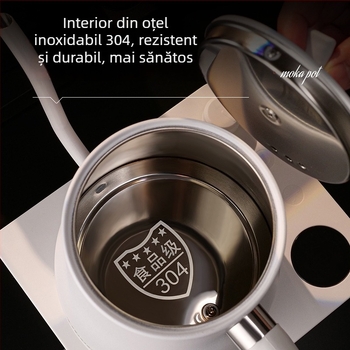 Ceainic electric pour-over din oțel inoxidabil 304, temperatură reglabilă, pentru cafea și Kung Fu ceai