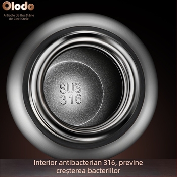 Termos din oțel inoxidabil 316 pentru călătorii și activități în aer liber, pentru mașină, cană de ceai