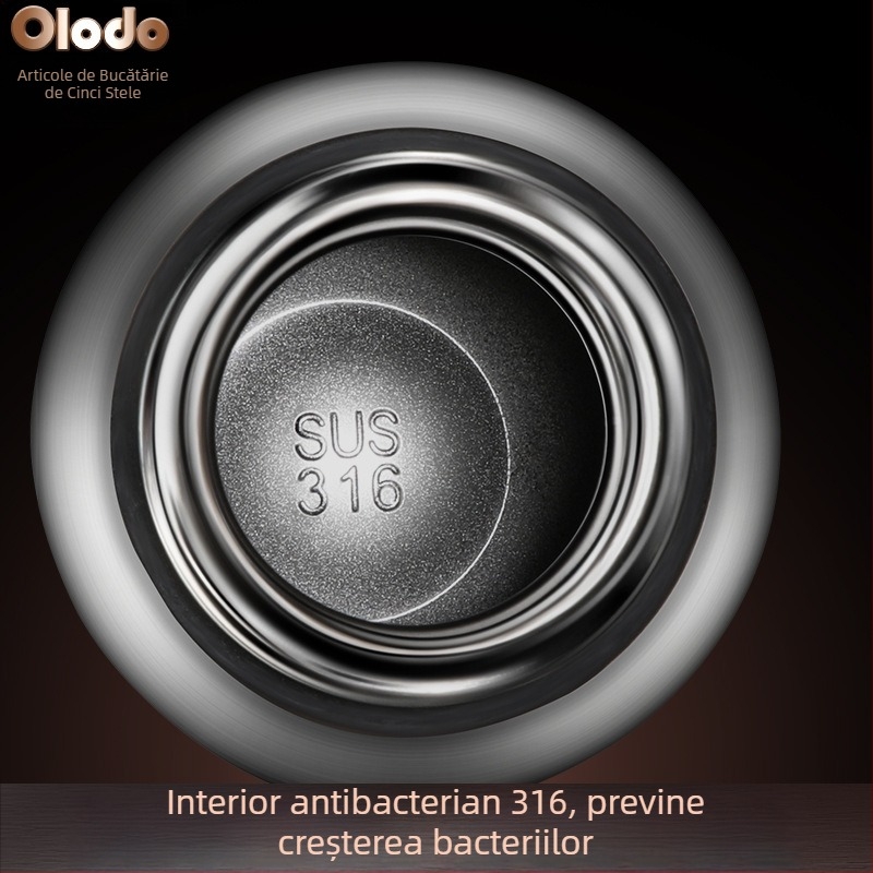 Termos din oțel inoxidabil 316 pentru călătorii și activități în aer liber, pentru mașină, cană de ceai