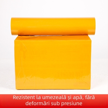 Bandă de ambalare transparentă, extrem de lată, bej, cu aderență mare, rezistentă la apă și umezeală