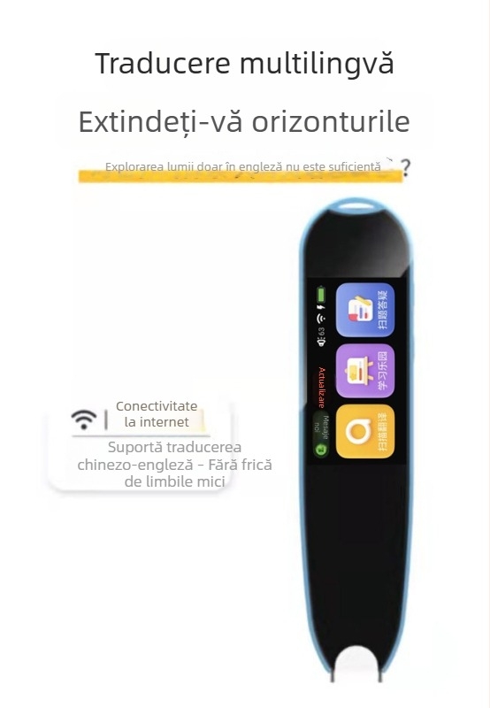 Pix dicționar cu ecran mare pentru scanarea textului în engleză și traducere