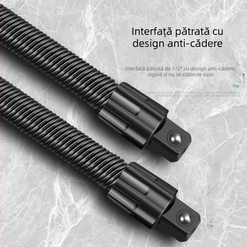 Baolian cheie electrică cu ax flexibil, conector prelungitor și adaptor universal 1/2 inch