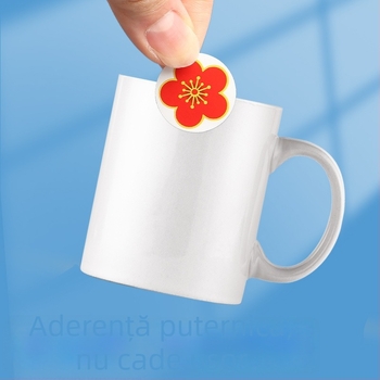 Stickere de recompense pentru copii cu floare roșie mică – încurajare în grădiniță, autocolante drăguțe autoadezive