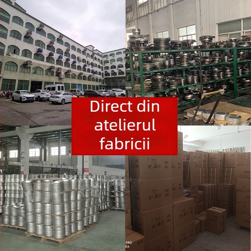Oală de lapte cu piatră Maifan, cutie color, oală de supă cu mâner unic, neaderentă din aliaj de aluminiu, dublu fund, îngroșată, oală pentru tăiței și supă, diametru 18/20 cm