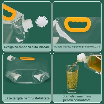 Pungă mare, de unică folosință, cu gură de turnare, pentru ambalarea berii, a supei de hot pot și a apei potabile în aer liber