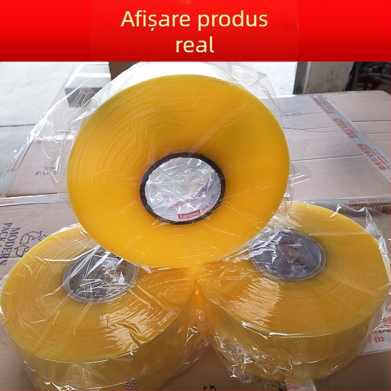 Bandă de sigilare pentru mașini de ambalat, lățime 4,5–5,5 cm, lungime 1000 m, aderență înaltă, bandă de ambalare transparentă
