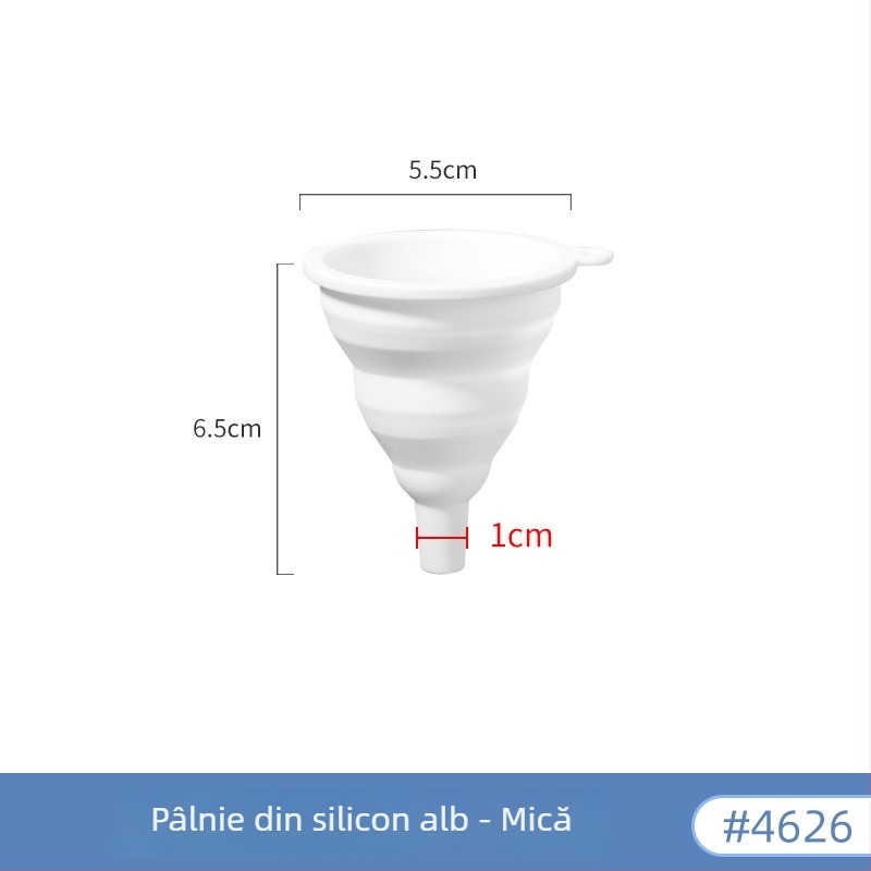 Mini pâlnie din oțel inoxidabil, diametru mic, pentru ulei și lichide în bucătărie
