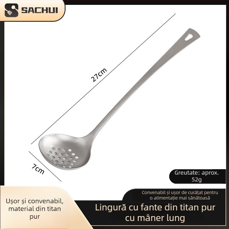 Oală de supă din titan pur, 4,5 L, echipament pentru camping, vas de bucătărie portabil și ușor