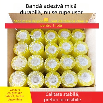 Bandă de birou și florală, lățimi 0.8 cm și 1.8 cm, set cu benzi mici în cutie