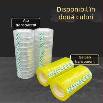 Bandă de birou și florală, lățimi 0.8 cm și 1.8 cm, set cu benzi mici în cutie