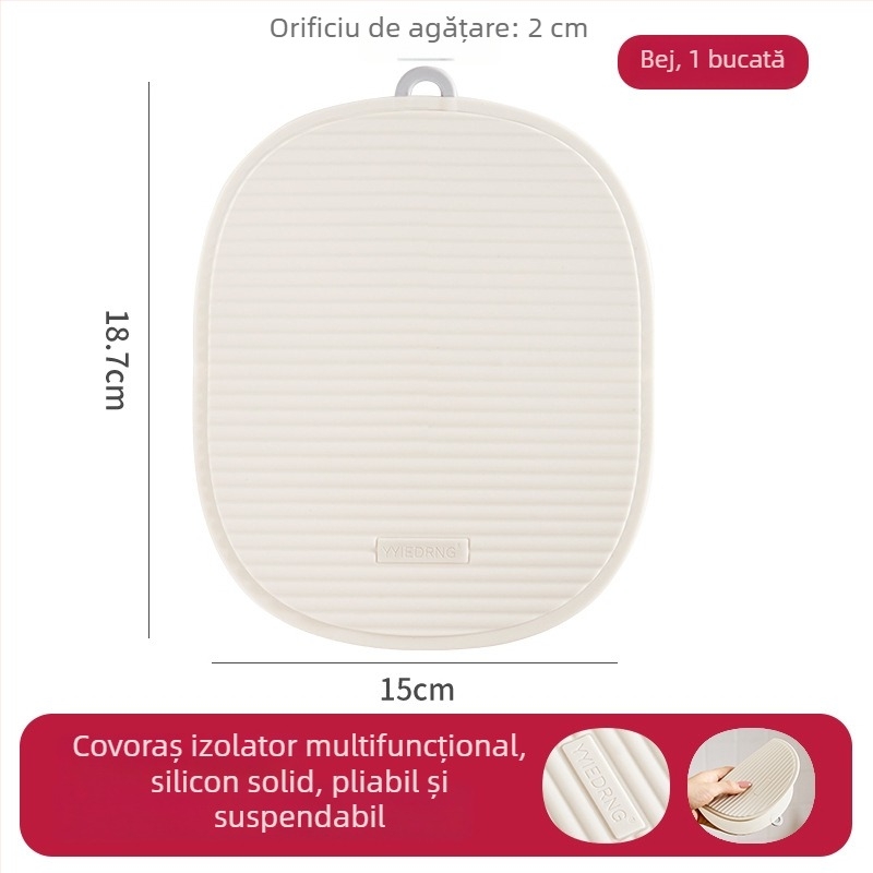 Covoraș termic din silicon pentru masă – protecție termică pentru oale, boluri și vase; suport de farfurie premium