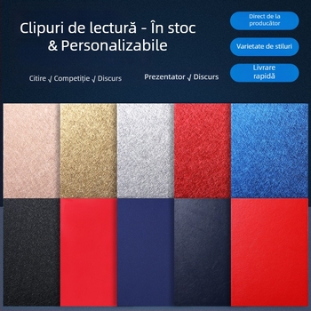 Carcasă pentru carte de lectură A3/A4 cu clips pentru discurs