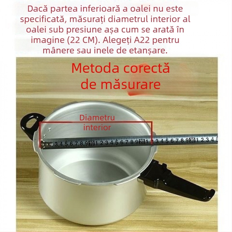 Inel de etanșare pentru oală sub presiune Red Double Happiness, model clasic