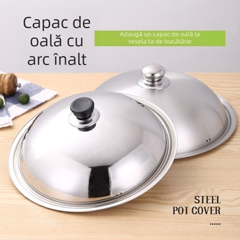 Capac de oală din oțel inoxidabil 201, finisaj satinat, nemagnetic