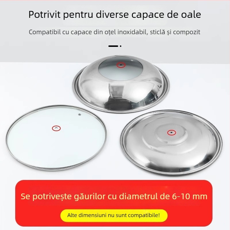 Capac fierbător electric cu fluier și mărgea sonoră, mâner
