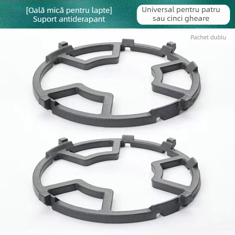 Suport pentru aragaz cu gaz, raft pentru oale mici și oale de lapte, suprafață antiderapantă