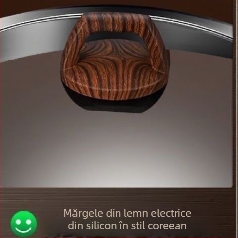 Capac universal pentru oală din oțel inox, cu capac de sticlă și mâner înălțat, protecție împotriva arsurilor și vărsării, accesorii din piatră Maifan