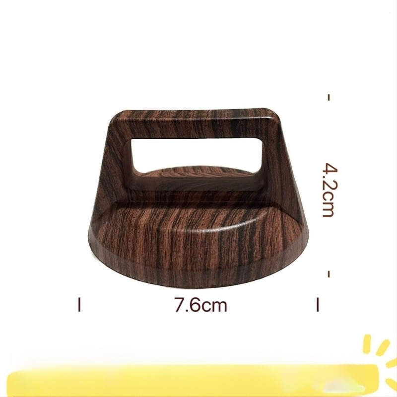 Capac universal pentru oală din oțel inox, cu capac de sticlă și mâner înălțat, protecție împotriva arsurilor și vărsării, accesorii din piatră Maifan