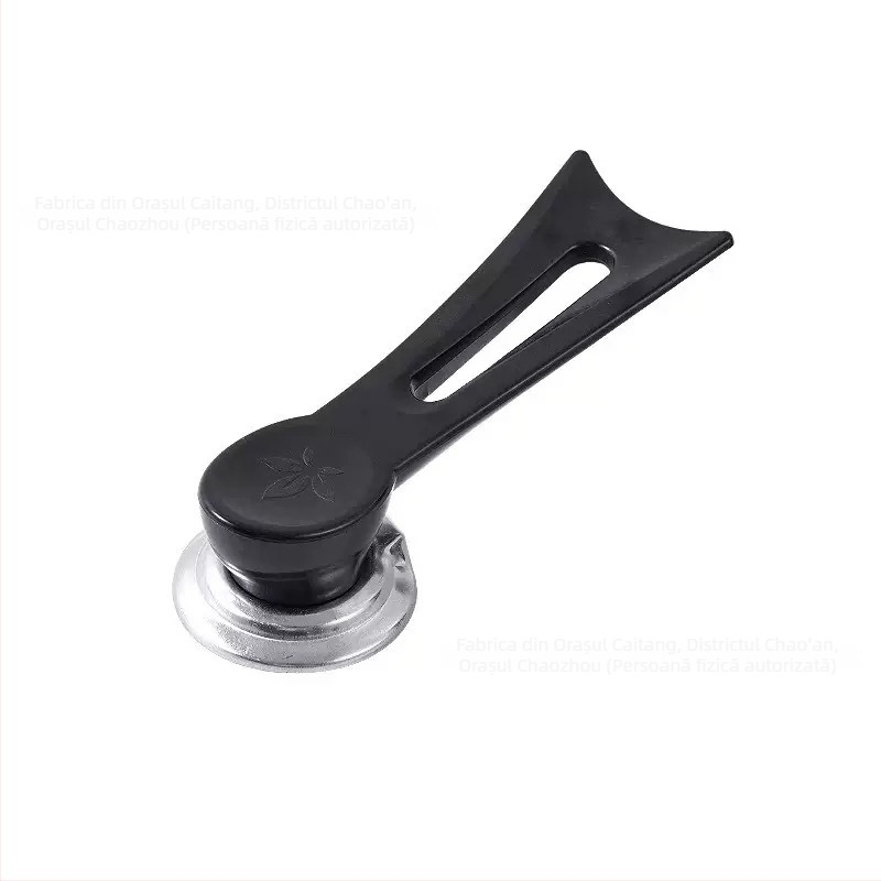 Mâner universal pentru capac de oală cu suport, capac anti-arzire cu gaură mare, potrivit pentru wok, oală de lapte, capace din fontă și sticlă, mâner prelungit