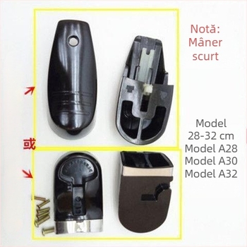 Mâner scurt universal pentru oală sub presiune, compatibil cu oale de presiune originale Shuangxi, dimensiuni 28, 30 și 34