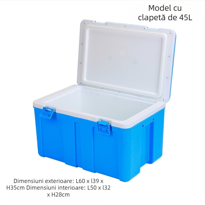Cutie izolată de 6L pentru alimente – plastic, menține cald/rece, pentru tarabe stradale și livrări la pachet, potrivită pentru chifle pe abur și orez.