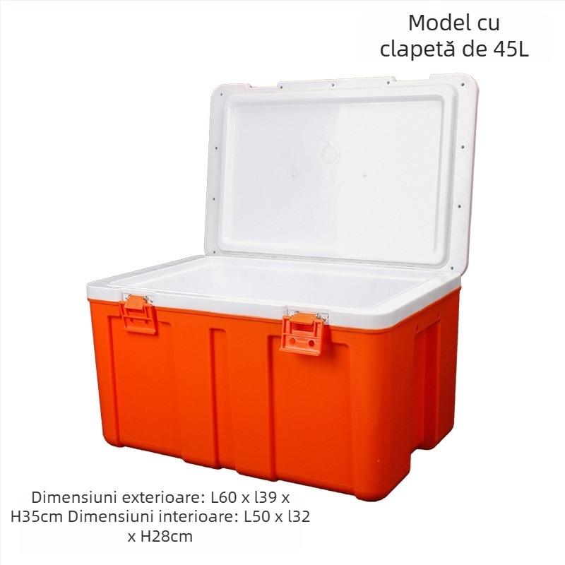 Cutie izolată de 6L pentru alimente – plastic, menține cald/rece, pentru tarabe stradale și livrări la pachet, potrivită pentru chifle pe abur și orez.