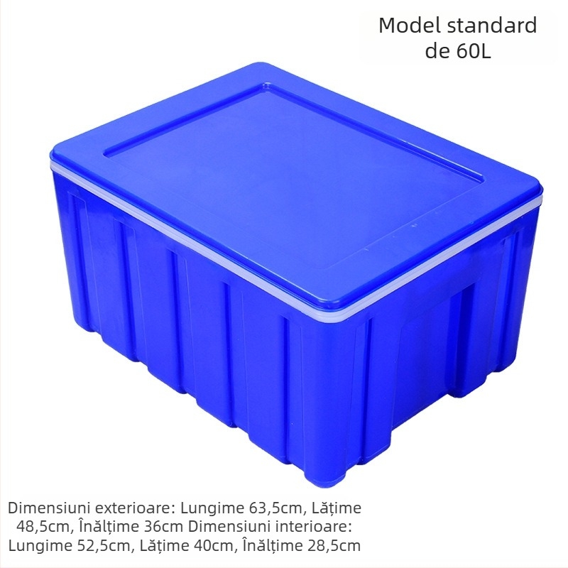 Cutie izolată de 6L pentru alimente – plastic, menține cald/rece, pentru tarabe stradale și livrări la pachet, potrivită pentru chifle pe abur și orez.