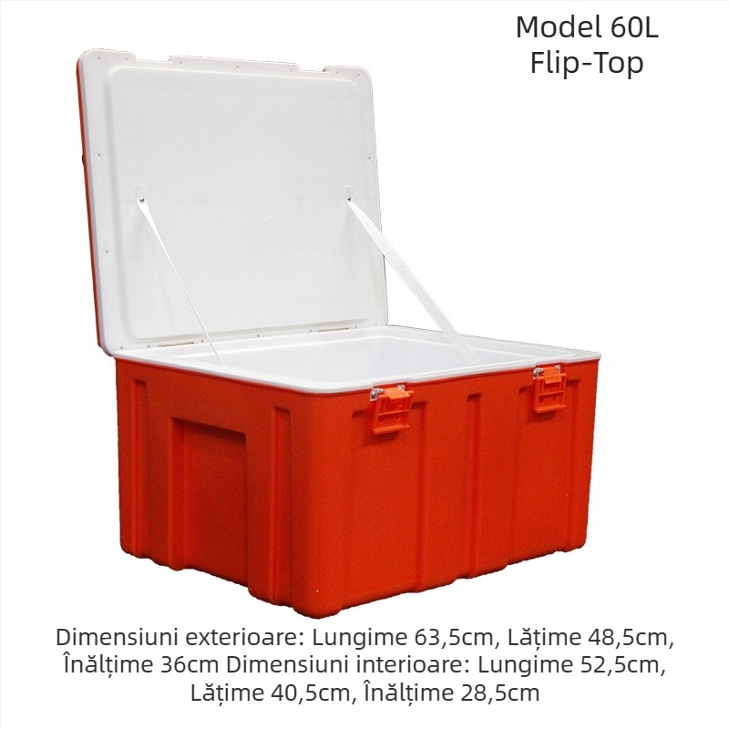 Cutie izolată de 6L pentru alimente – plastic, menține cald/rece, pentru tarabe stradale și livrări la pachet, potrivită pentru chifle pe abur și orez.