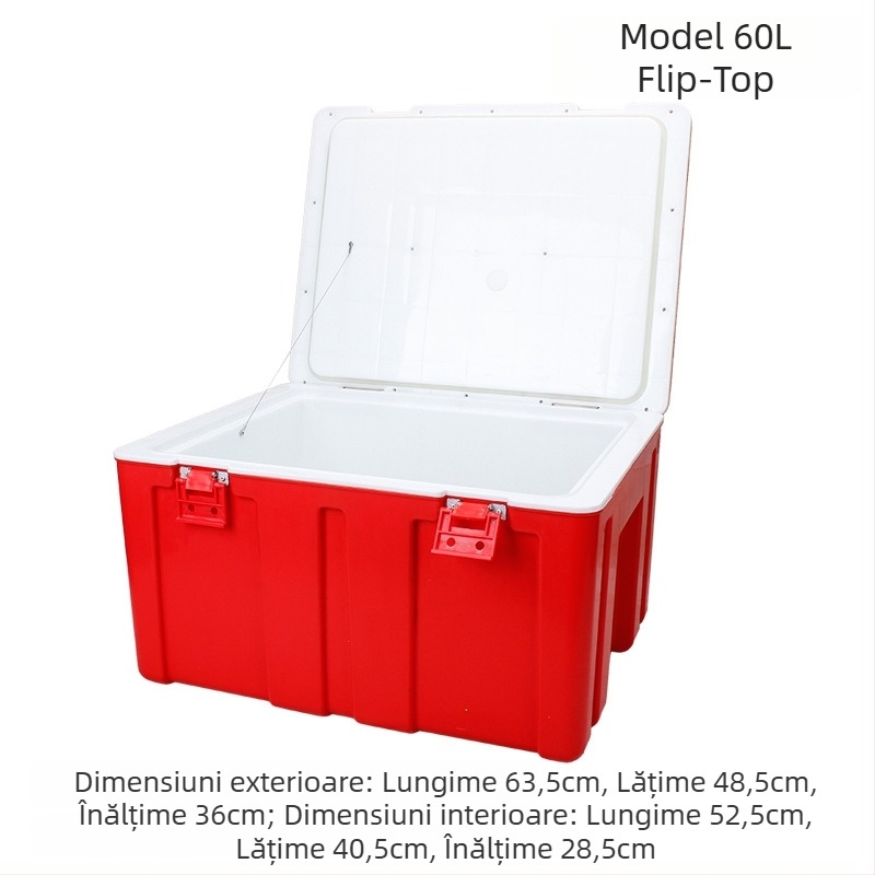Cutie izolată de 6L pentru alimente – plastic, menține cald/rece, pentru tarabe stradale și livrări la pachet, potrivită pentru chifle pe abur și orez.