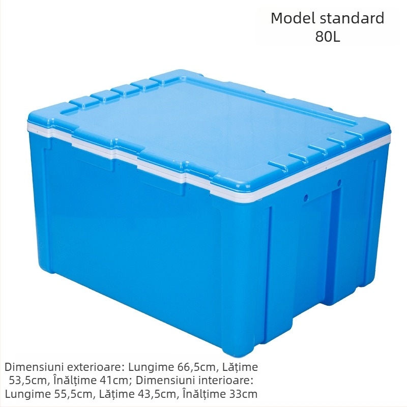 Cutie izolată de 6L pentru alimente – plastic, menține cald/rece, pentru tarabe stradale și livrări la pachet, potrivită pentru chifle pe abur și orez.