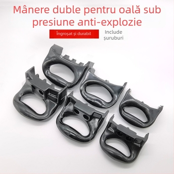 Mâner pentru oală sub presiune cu protecție la explozie, mâner dublu și design cu două urechi, accesoriu