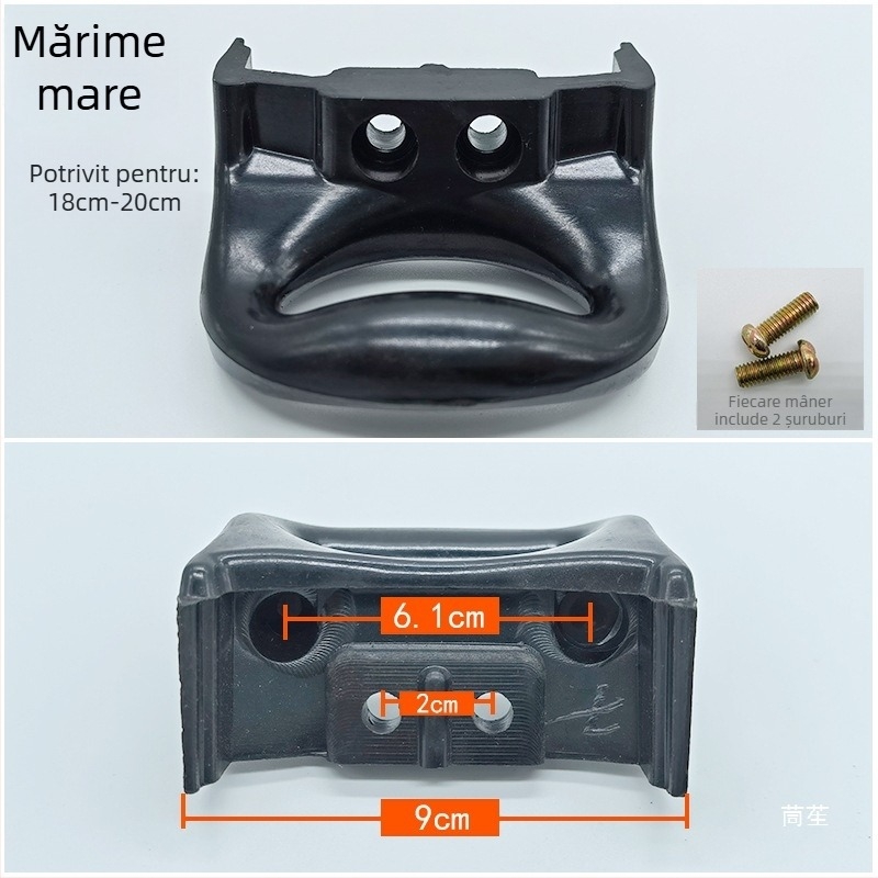 Mâner pentru oală sub presiune cu protecție la explozie, mâner dublu și design cu două urechi, accesoriu