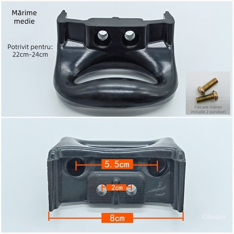 Mâner pentru oală sub presiune cu protecție la explozie, mâner dublu și design cu două urechi, accesoriu