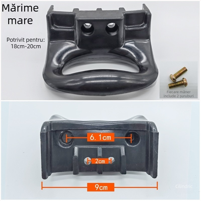 Mâner pentru oală sub presiune cu protecție la explozie, mâner dublu și design cu două urechi, accesoriu
