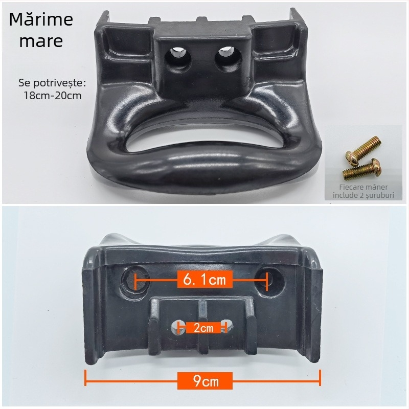 Mâner pentru oală sub presiune cu protecție la explozie, mâner dublu și design cu două urechi, accesoriu