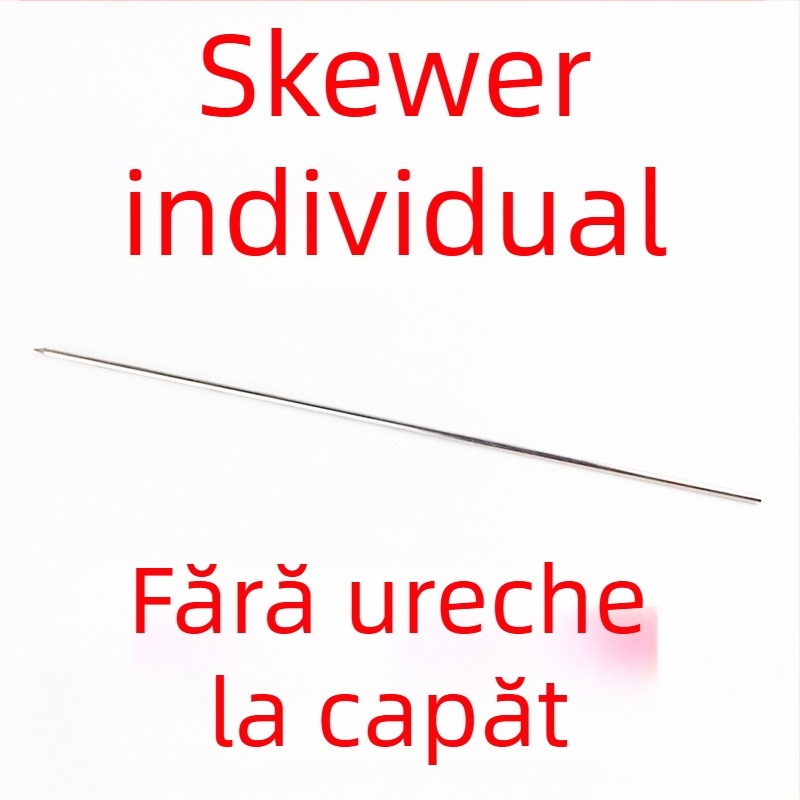 Frigărui din oțel inoxidabil, grosime 4 mm, pentru porc, miel și rață