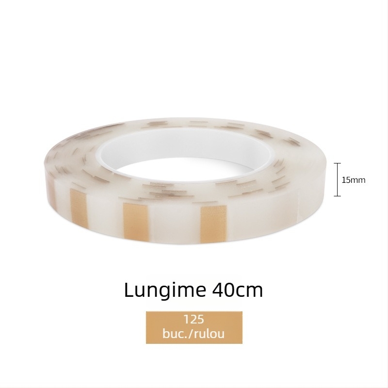 Bandă perforată de etanșare pentru borcane de copt și cutii de biscuiți, suport PE, fără reziduuri de adeziv, tip perforare la rupere
