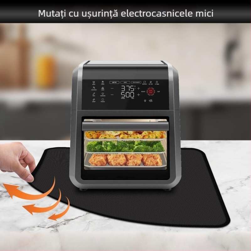 Plaçă din silicon rezistentă la temperaturi pentru bucătărie, protecție antiarși pentru air fryer, potrivită pentru bar și masă, ignifugă și rezistentă la temperaturi înalte