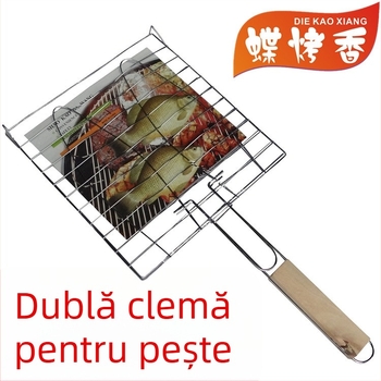 Set clipuri pentru grătar Roasted Butterfly – clipuri pentru pește, clipuri pentru carne, clipuri pentru pâine și clipuri pentru burgeri