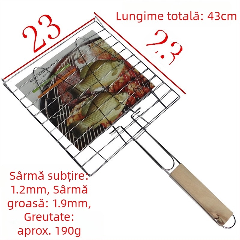 Set clipuri pentru grătar Roasted Butterfly – clipuri pentru pește, clipuri pentru carne, clipuri pentru pâine și clipuri pentru burgeri