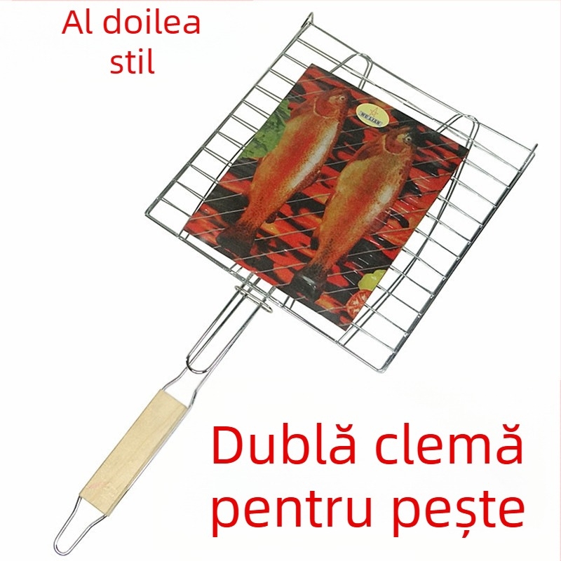 Set clipuri pentru grătar Roasted Butterfly – clipuri pentru pește, clipuri pentru carne, clipuri pentru pâine și clipuri pentru burgeri